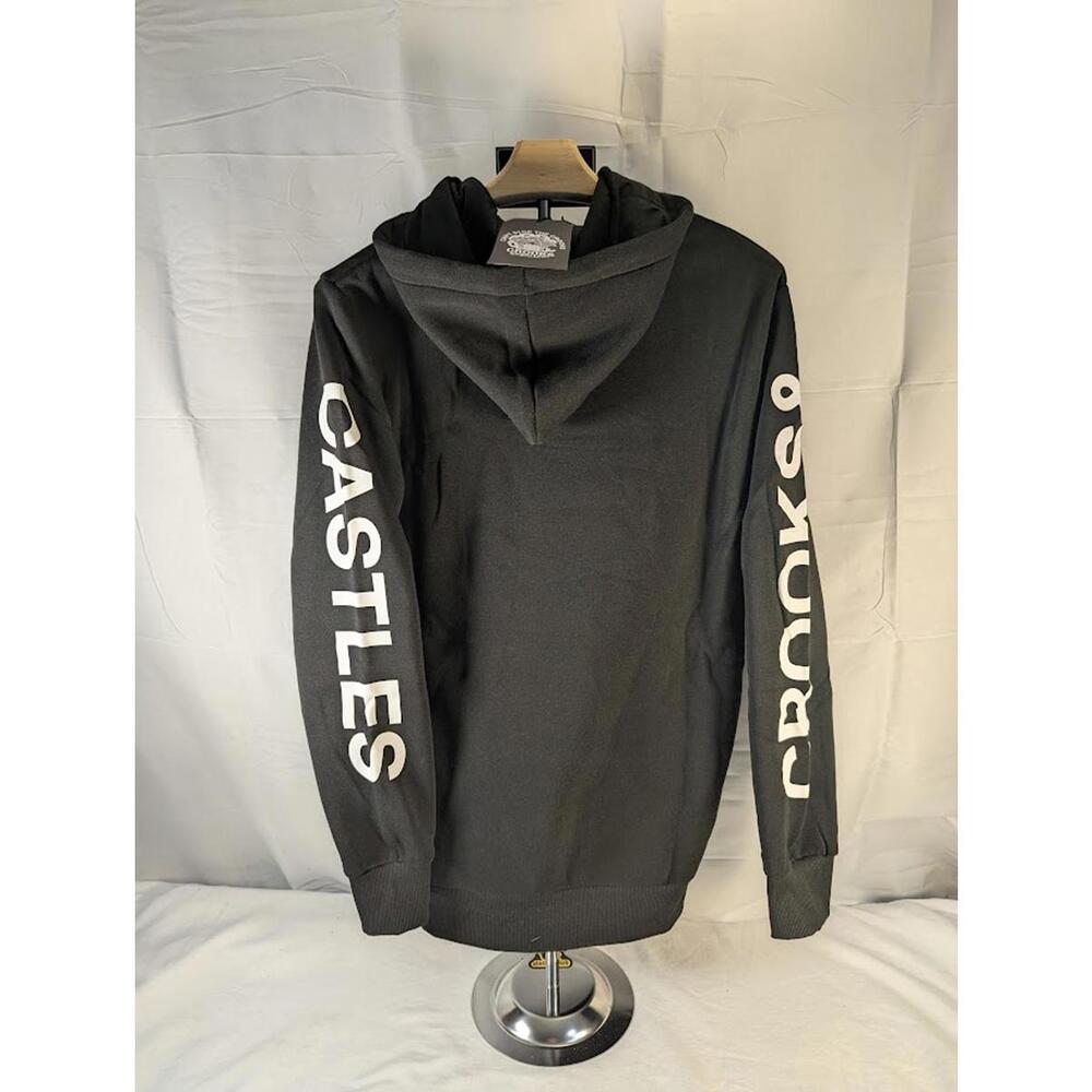 Crooks & Castles Skullbunny Hoodie & Sweatpants Set Black Green Graphic NWT L - Picture 8 of 14
